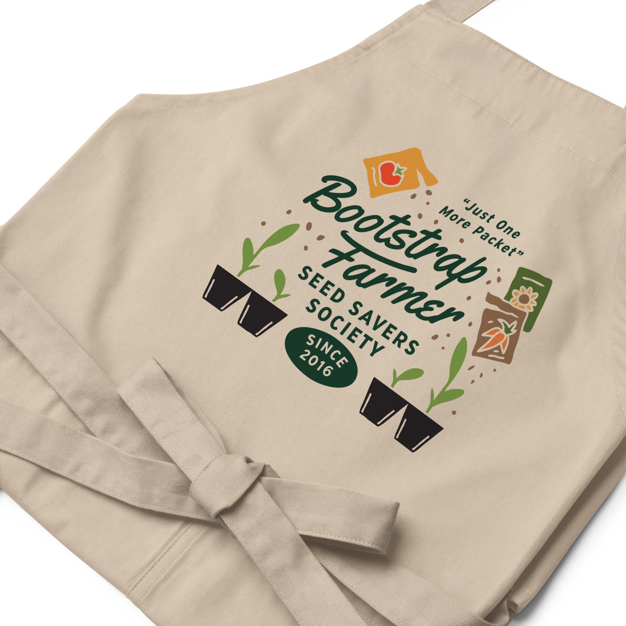 Seed Savers Society Organic Cotton Apron - Image 4