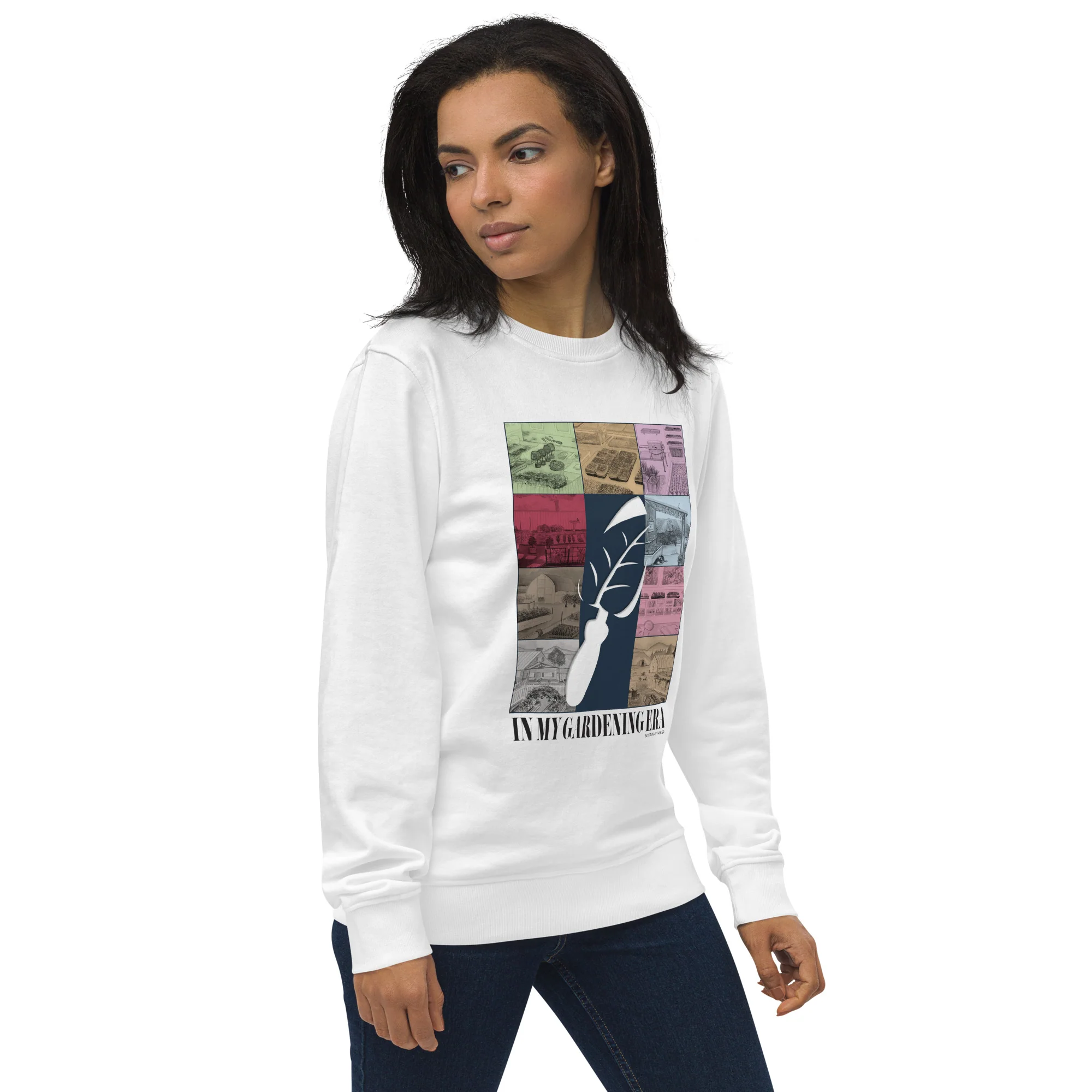 Gardening Era | Unisex organic sweatshirt - Image 8